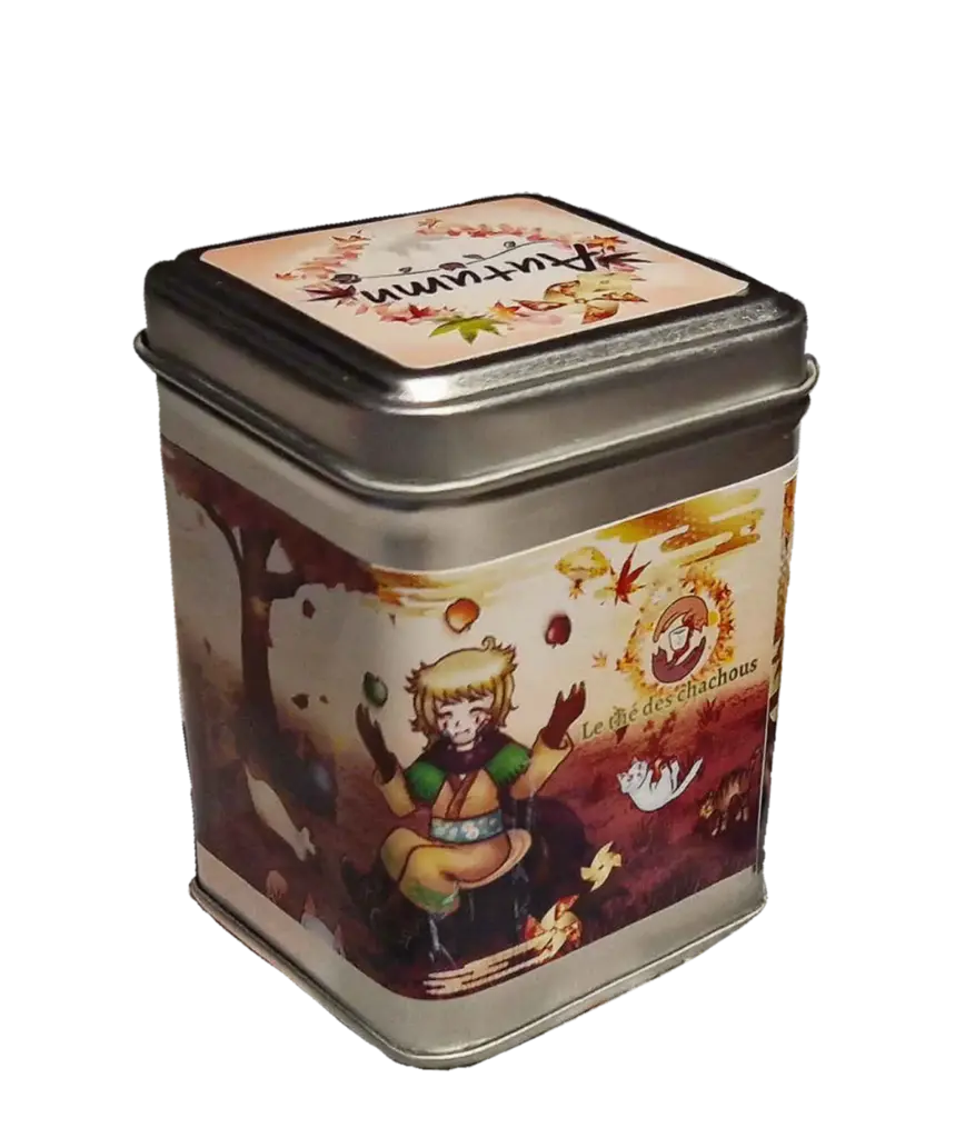 Boite à thé, illustration "Automne" (50g)