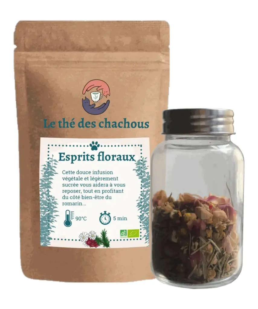 Infusion Bio "Esprits floraux" (50g, Pochette)