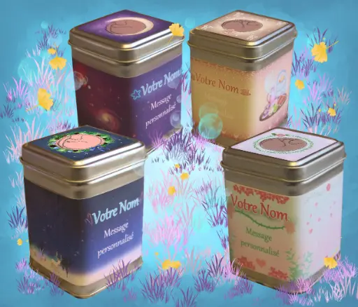 Boite à thé personnalisable